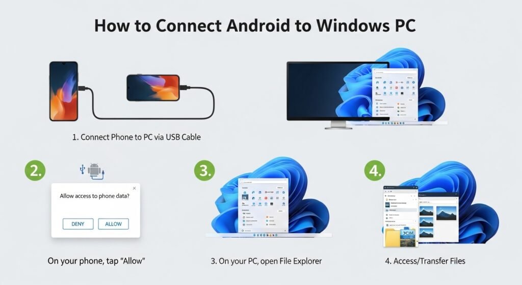 Connect Android to Windows